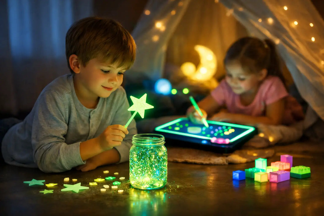 12 Quiet Time Activities for Kids That Glow