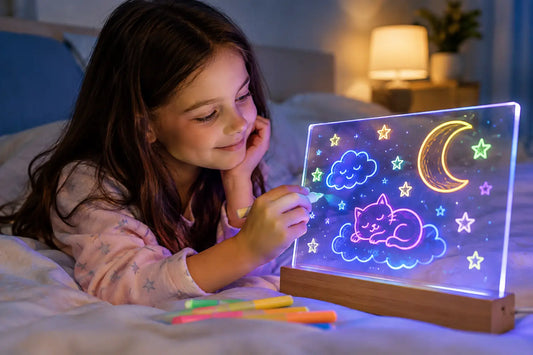 How to Teach Nighttime Doodling Skills at Bedtime