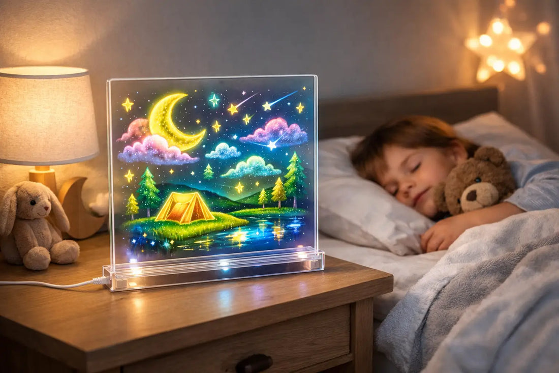 Plug In Art Board Review for Calmer Bedtimes