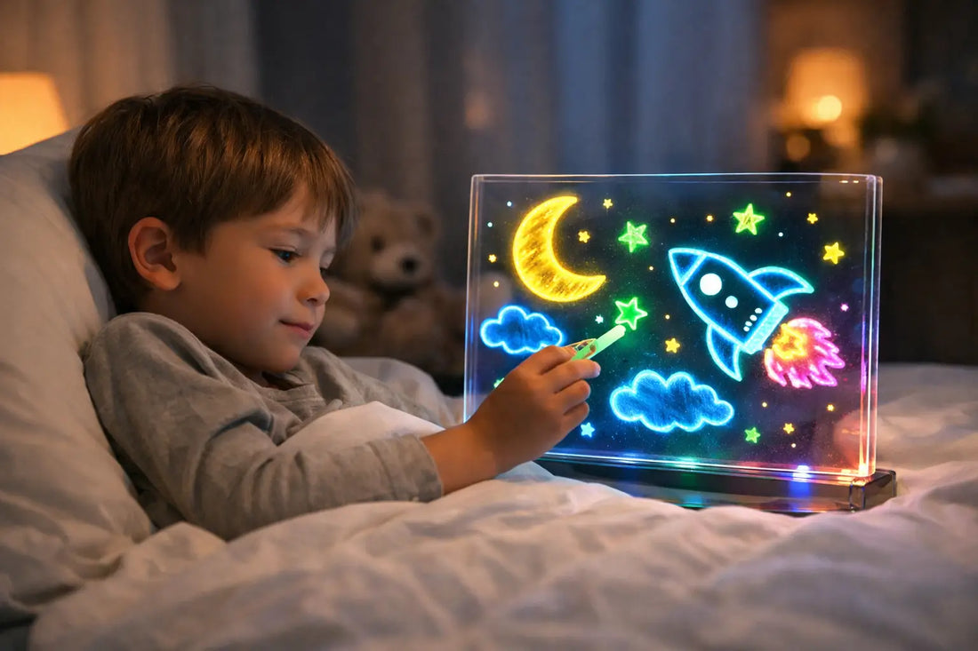 Are LED Art Boards Safe for Kids at Bedtime?