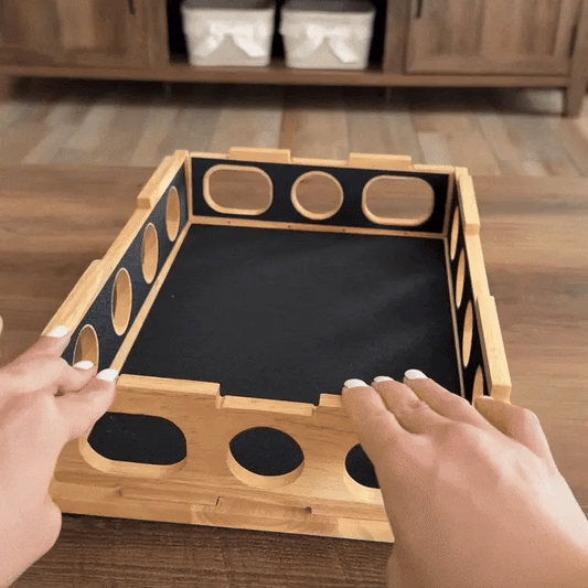 WhiskerWood Cat Play Puzzle Box