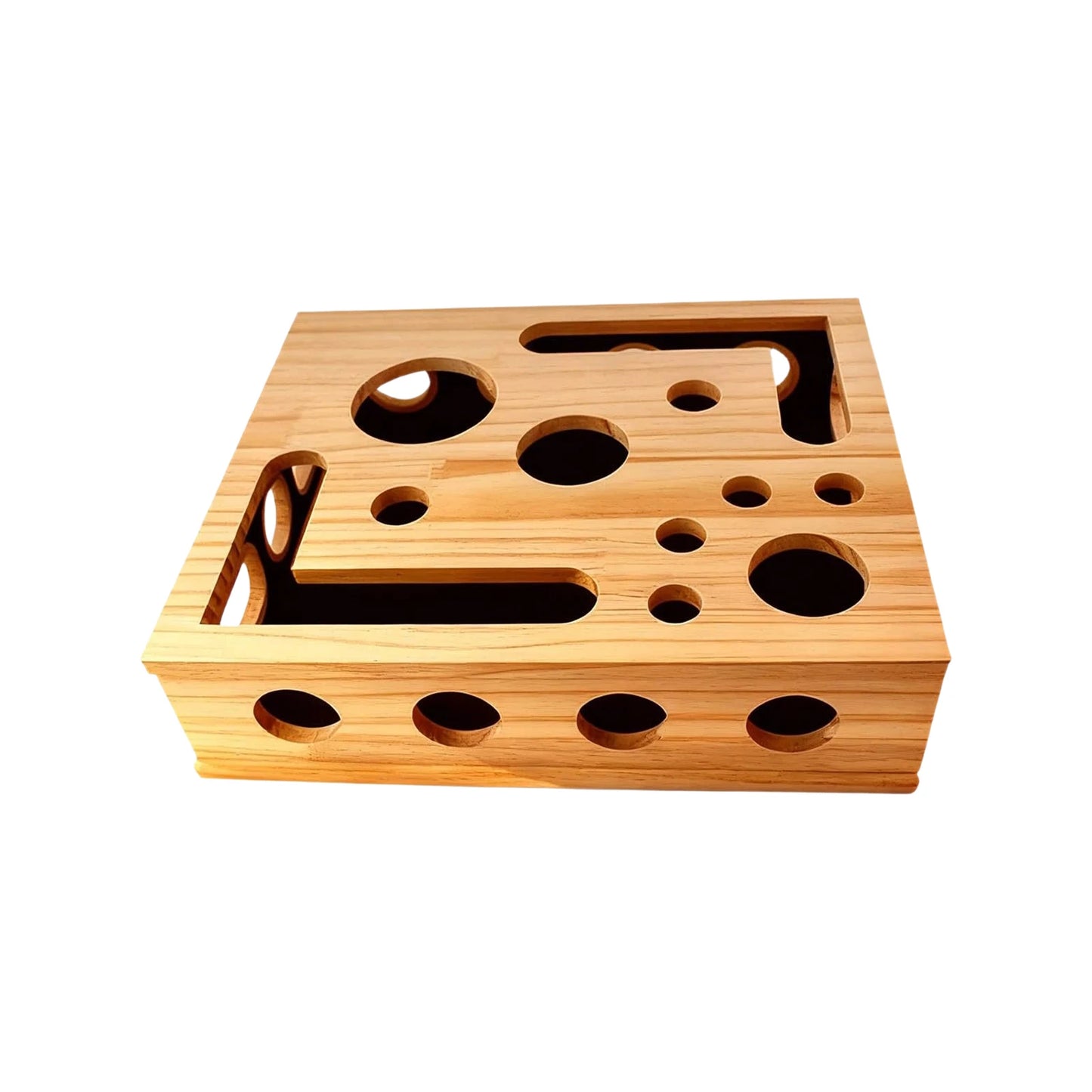 WhiskerWood Cat Play Puzzle Box