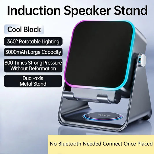 Portable RGB Speaker Phone Stand